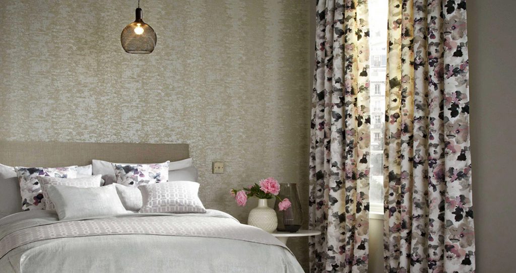 Flowery Bedroom Curtains