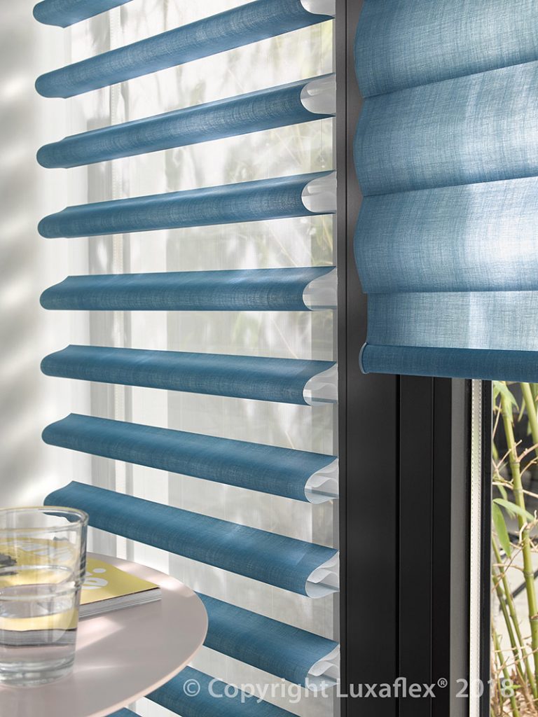 Blue Pirouette Blinds