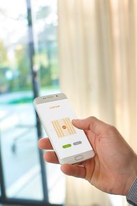 Motorised Curtains App on Phone