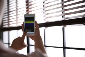 Remote controlled automated blinds